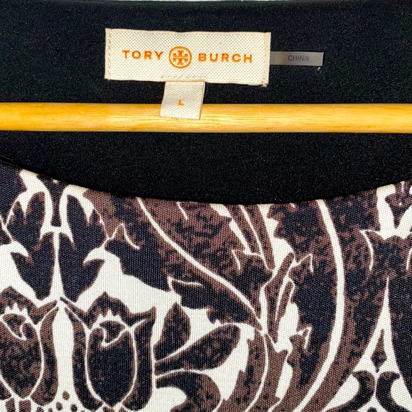 Tory Burch 100% Silk Damask Jacquard Floral Print Dress - Picture 6 of 9